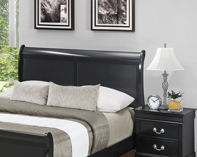 Louis Philippe Wood Headboard [212411KEH] - $209.00 : Furniture and More, Discount Furniture and ...