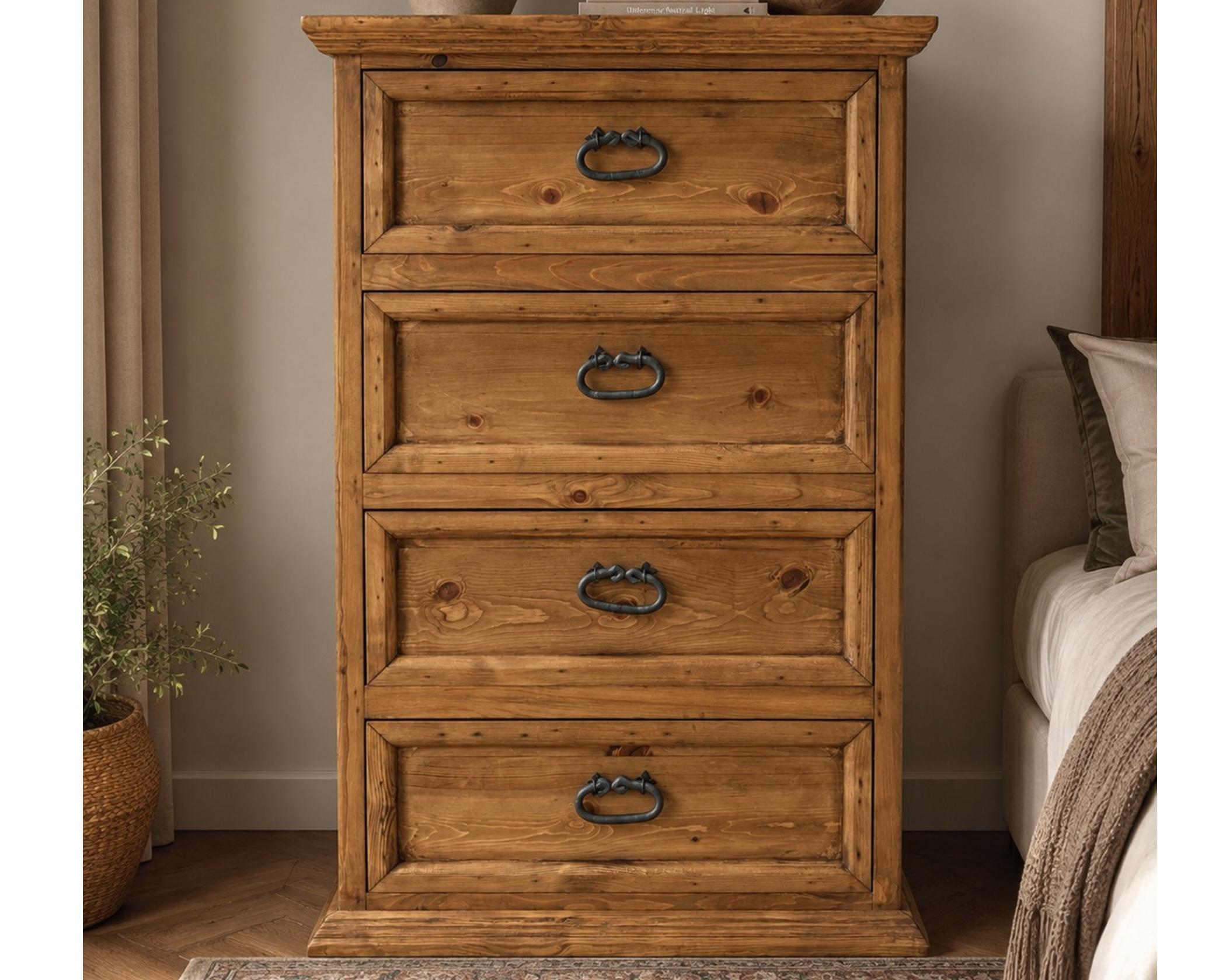 4 Drawer Nogal Chest 3 in Stock (image for) 4 Drawer Nogal Chest 3 in Stock