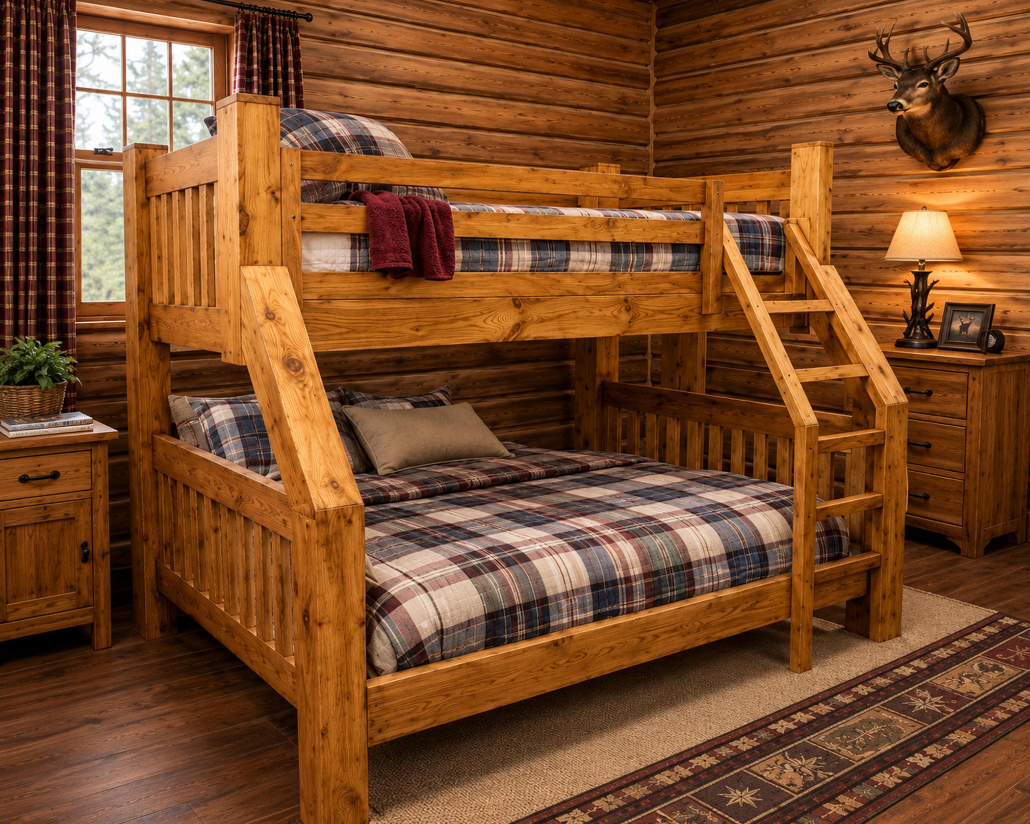 Bunk Twin/Full Nogal (2 in Stock) (image for) Bunk Twin/Full Nogal (2 in Stock)