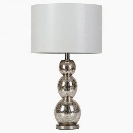 Transitional Antique Silver Lamp