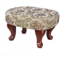 Traditional Floral Foot Stool