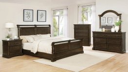 Traditional Heirloom Brown E. King Bed