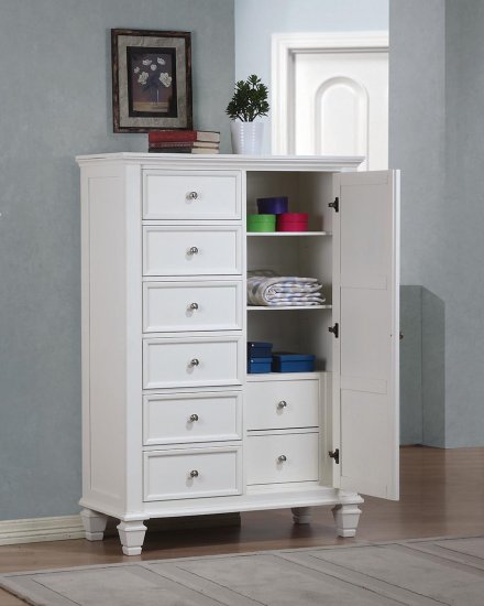 Sandy Beach Door Dresser With Concealed Storage