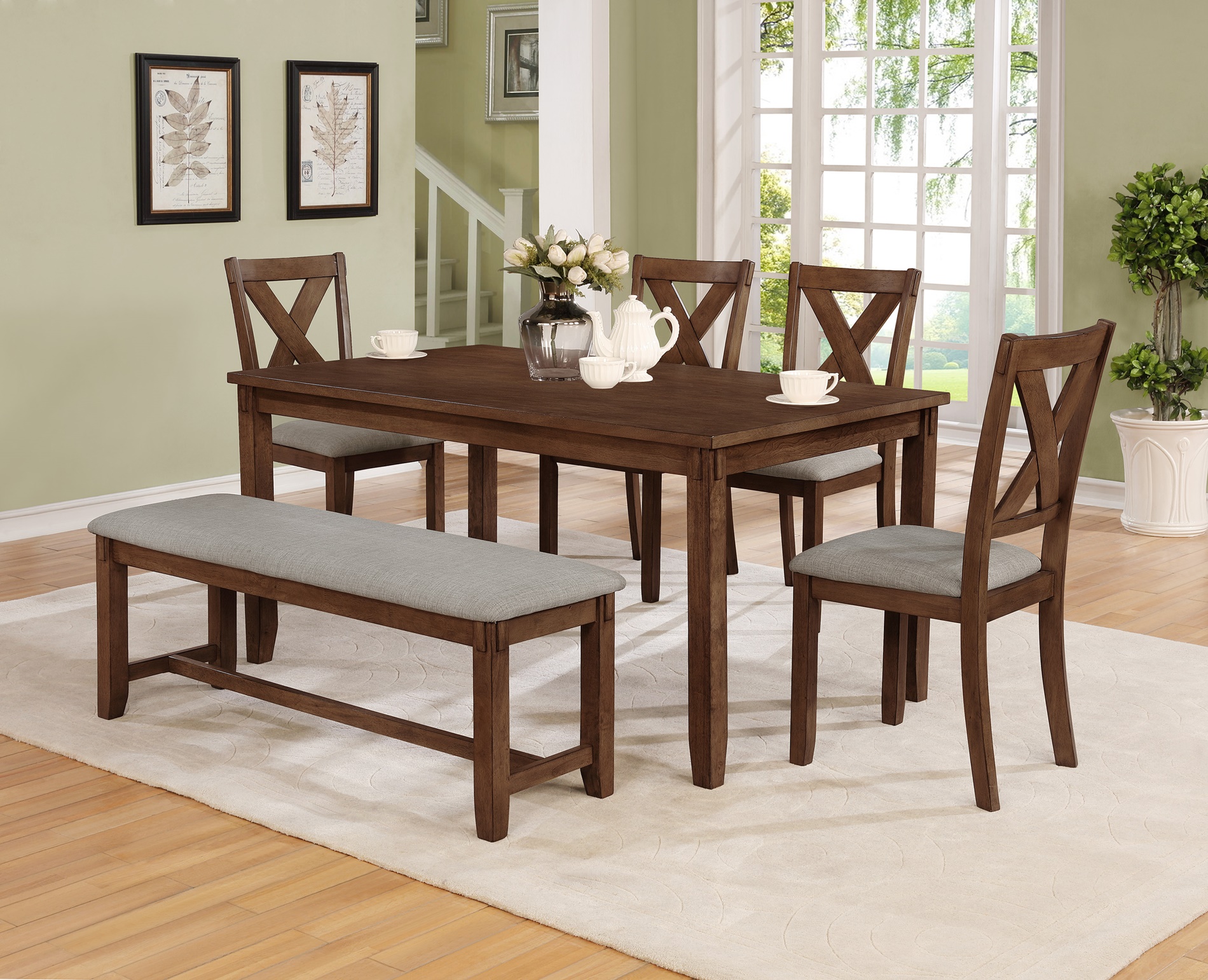 (image for) Clara Dining Brown - Click Image to Close