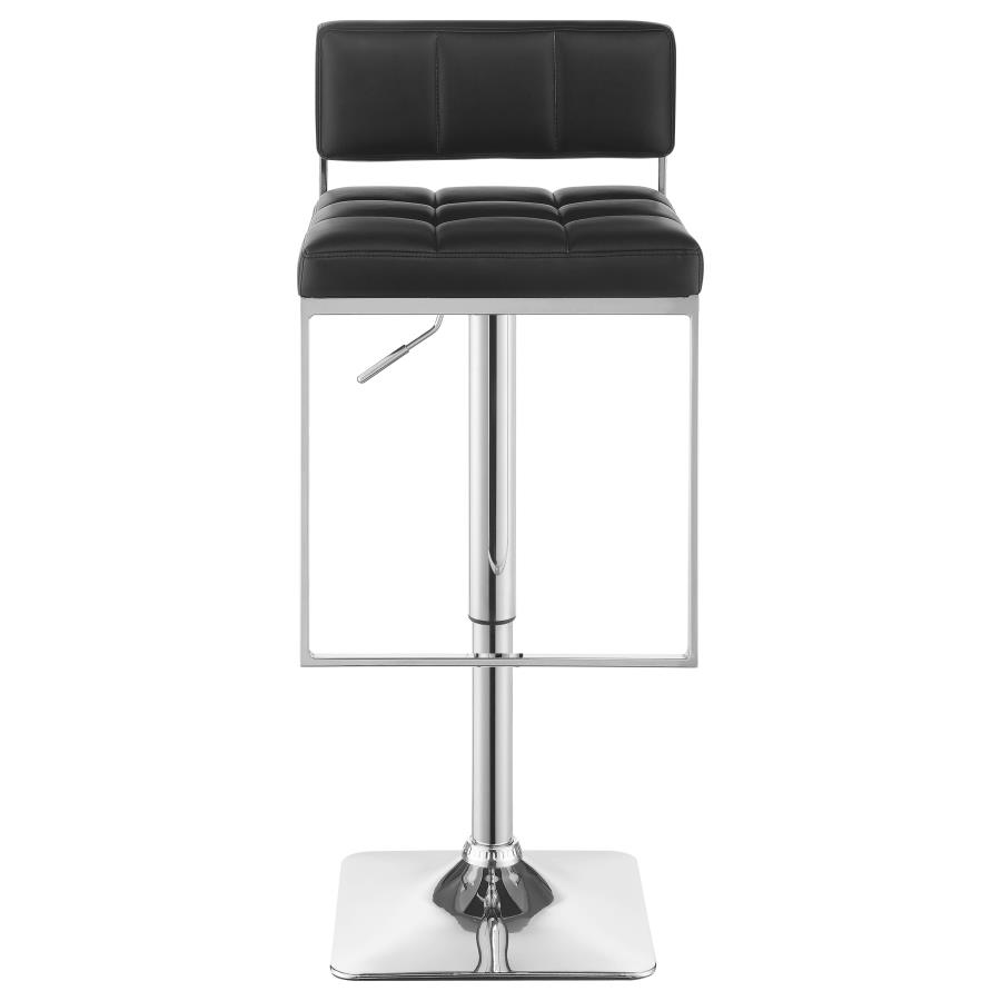 (image for) Alameda Adjustable Bar Stool Chrome and Black