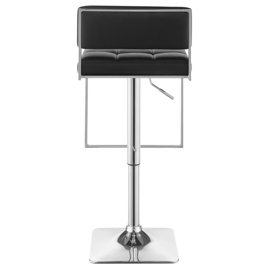 (image for) Alameda Adjustable Bar Stool Chrome and Black