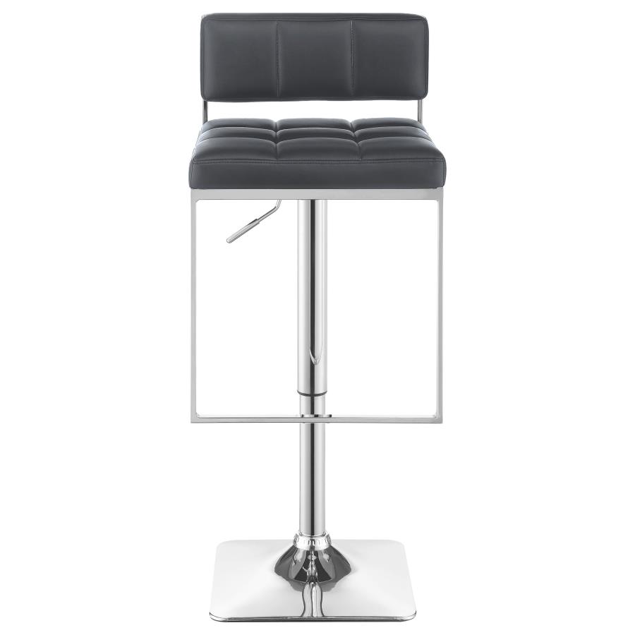 (image for) Alameda Adjustable Bar Stool Chrome and Grey