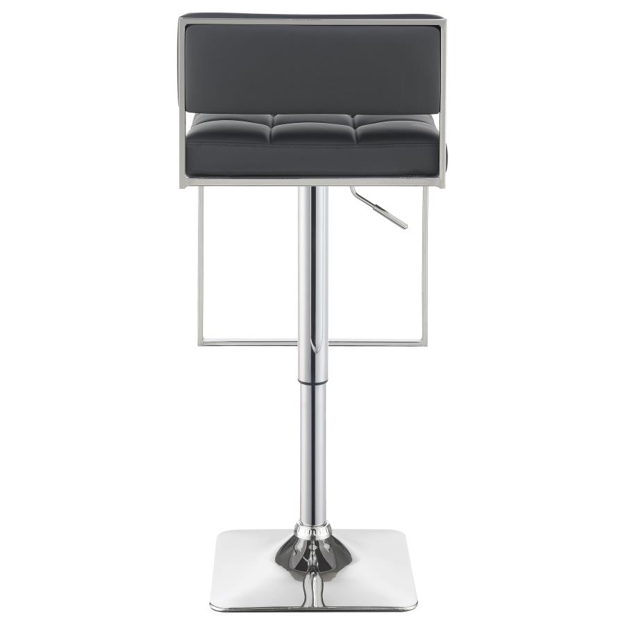 (image for) Alameda Adjustable Bar Stool Chrome and Grey