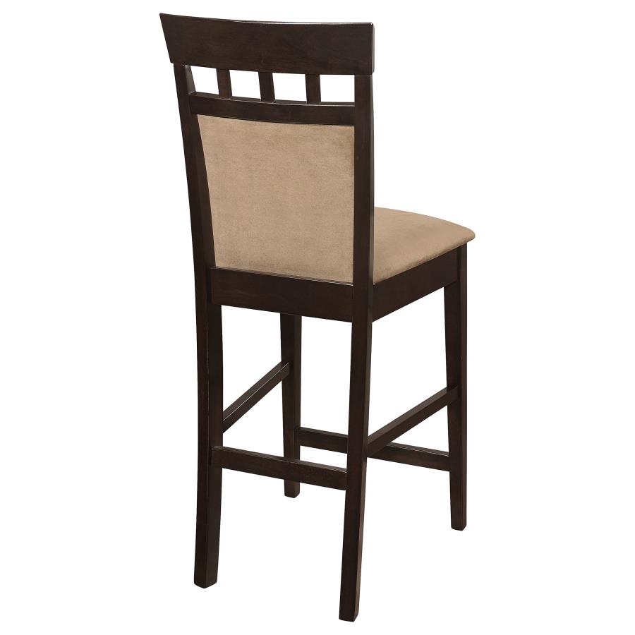 (image for) Gabriel Closed Back Counter Chair Cappuccino (Set of 2)