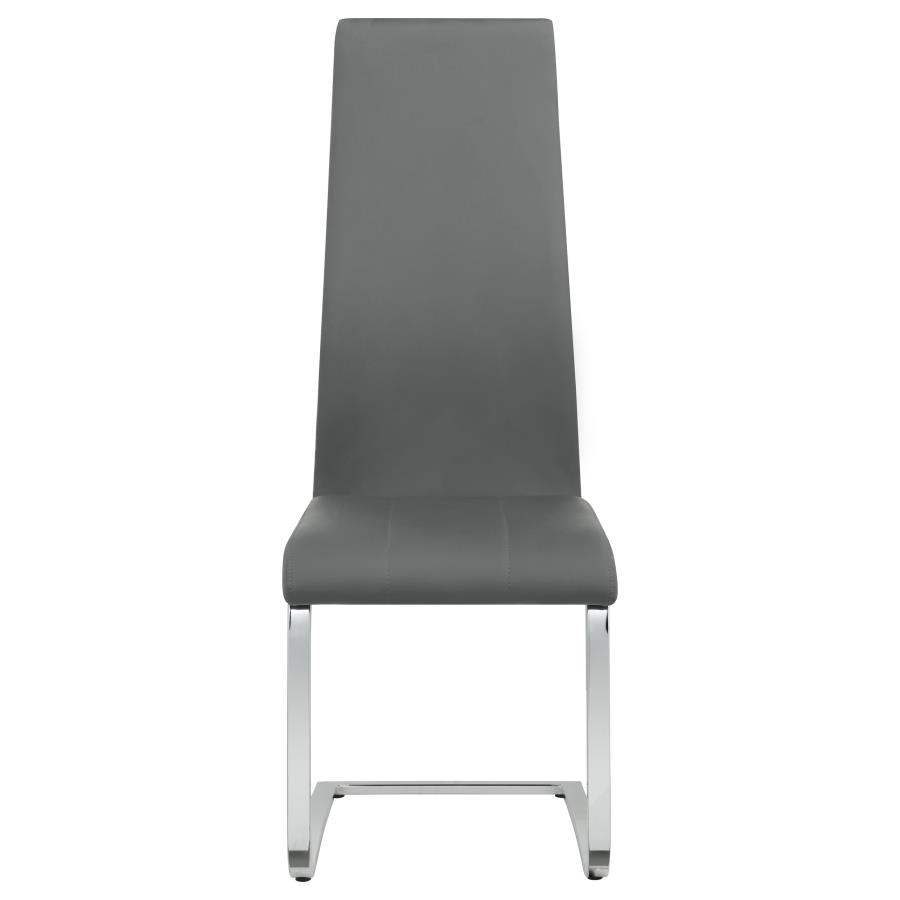 (image for) Montclair Upholstered Dining Side Chair Grey (Set of 4)