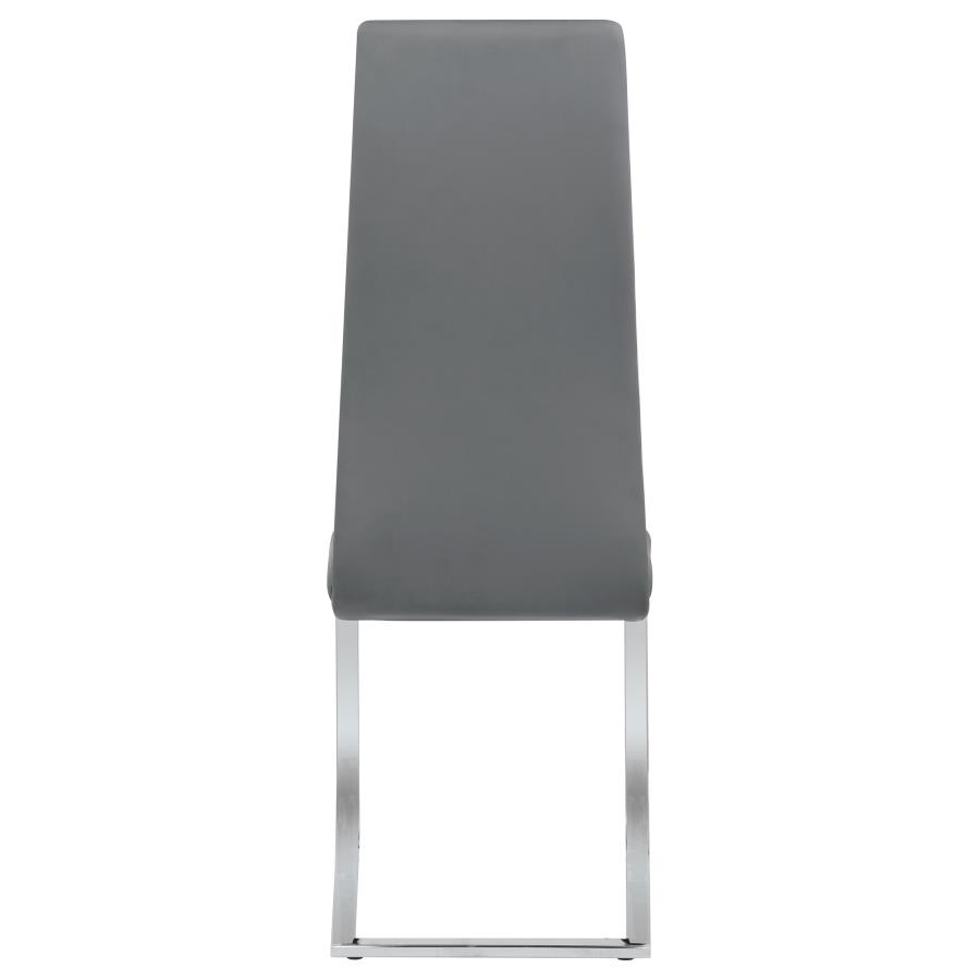 (image for) Montclair Upholstered Dining Side Chair Grey (Set of 4)