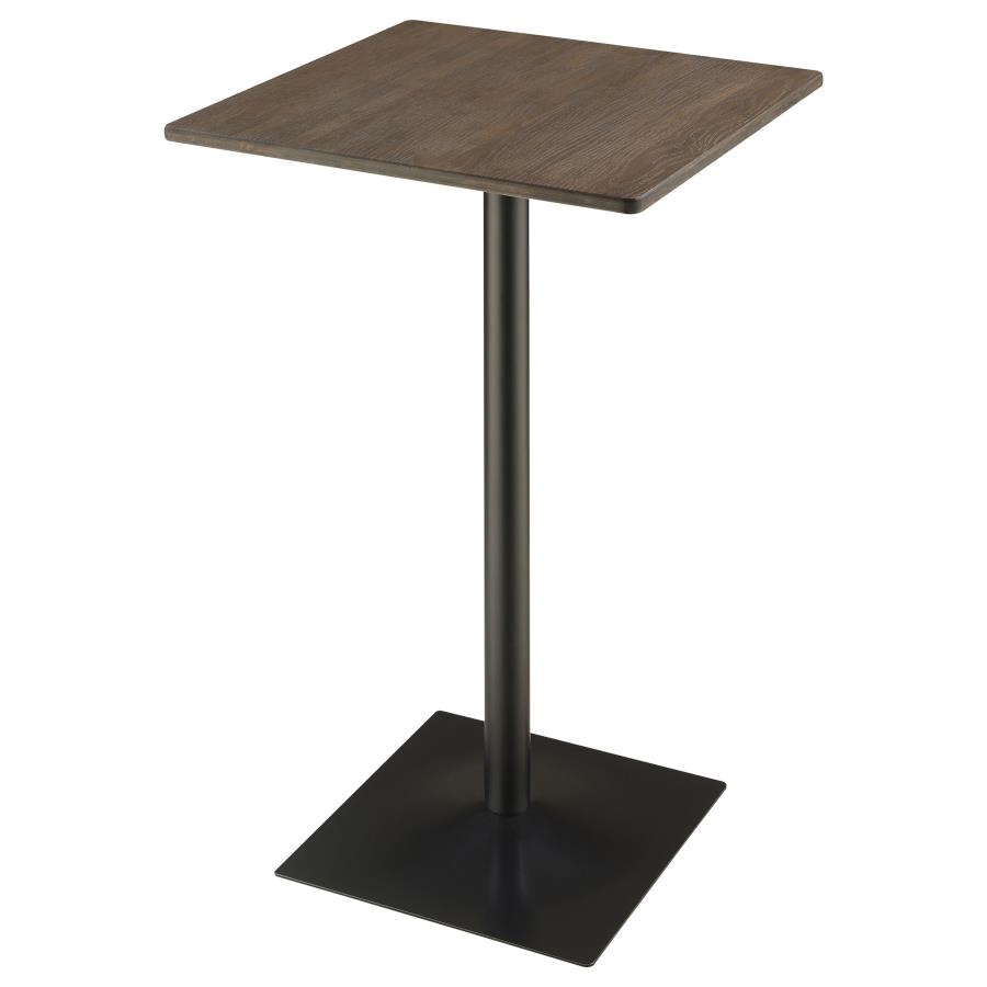 (image for) Cavalier Square 24-inch Pub Height Bistro Bar Table Dark Elm