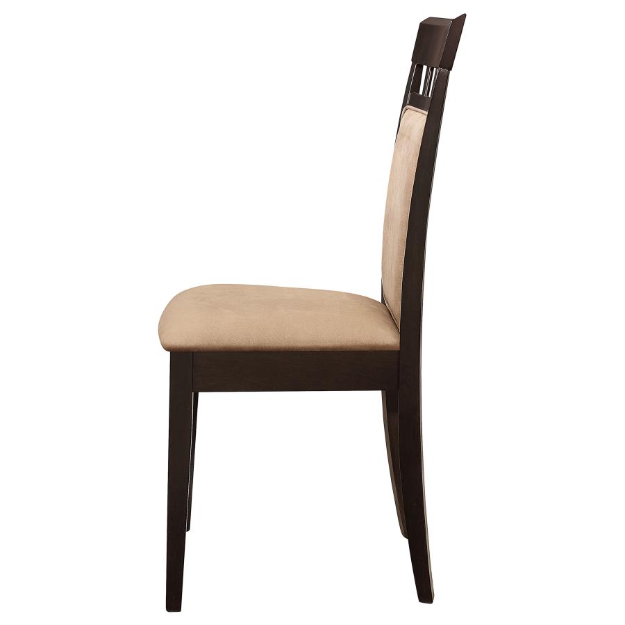 (image for) Gabriel Closed Back Dining Side Chair Cappuccino (Set of 2)