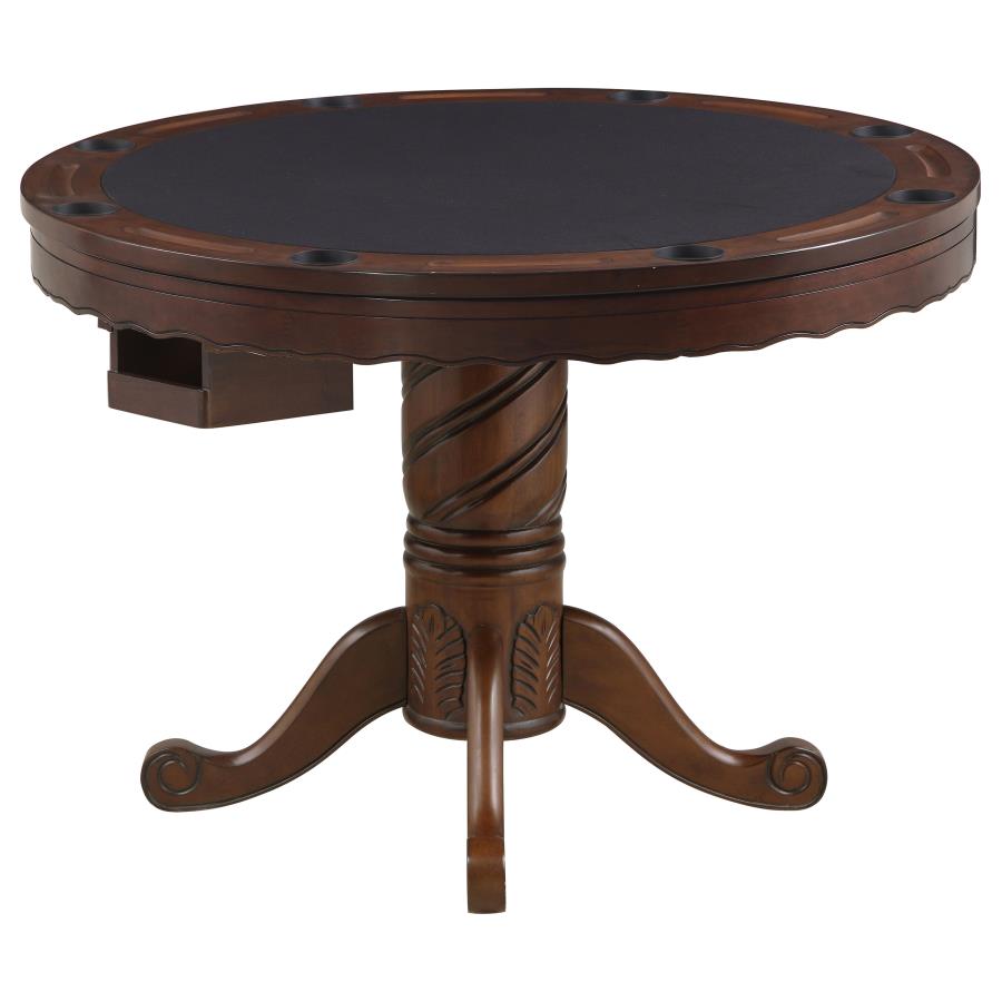 (image for) Turk Round Dining and Billiard Poker Game Table Tobacco