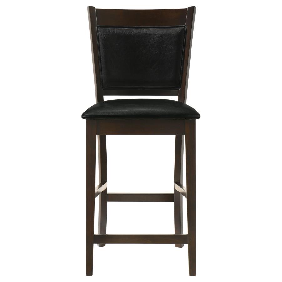 (image for) Jaden Upholstered Counter Chair Espresso (Set of 2)