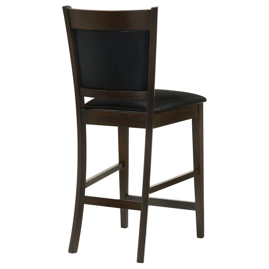 (image for) Jaden Upholstered Counter Chair Espresso (Set of 2)