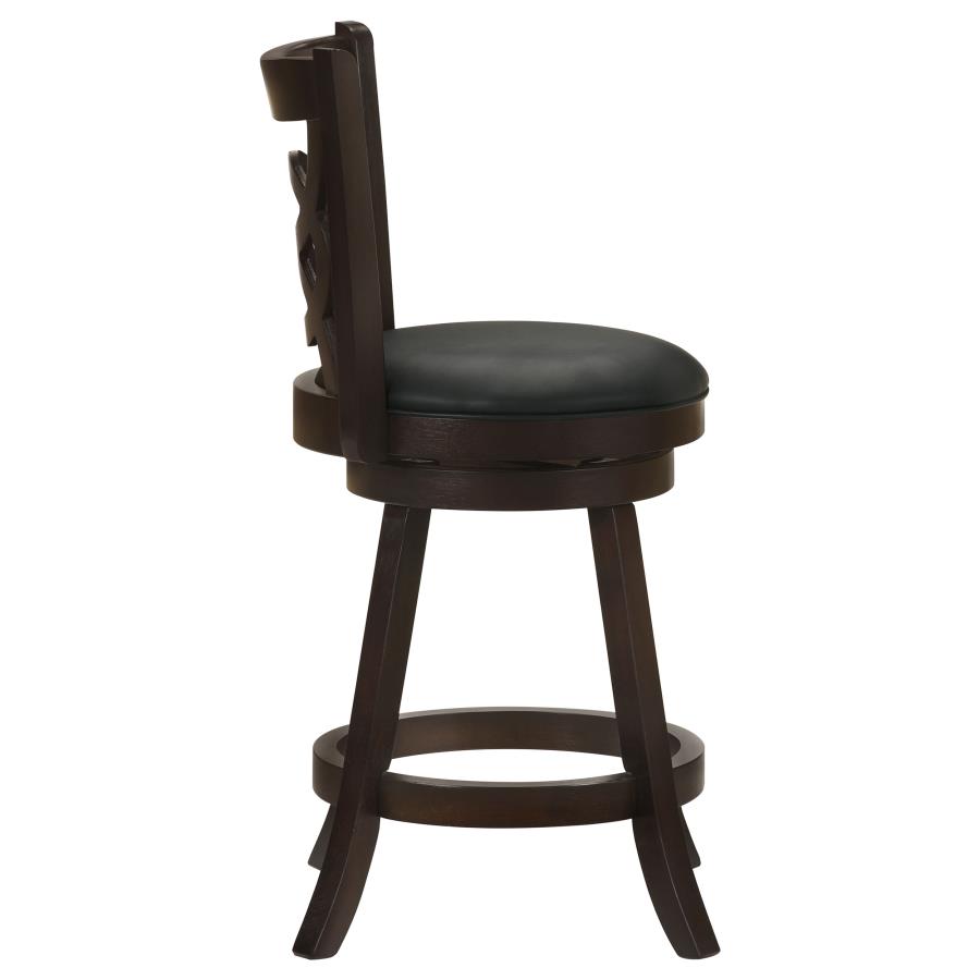 (image for) Calecita Wood Swivel Counter Stool Cappuccino (Set of 2)