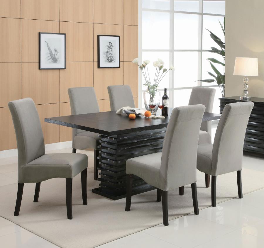 (image for) Stanton 5-piece Rectangular Dining Table Set Grey