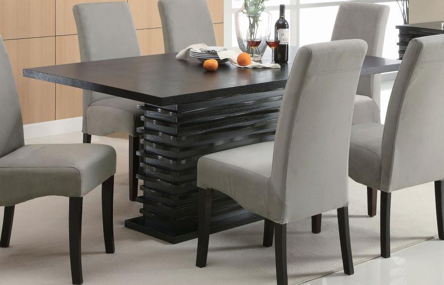 (image for) Stanton Rectangular 66-inch Dining Table Black