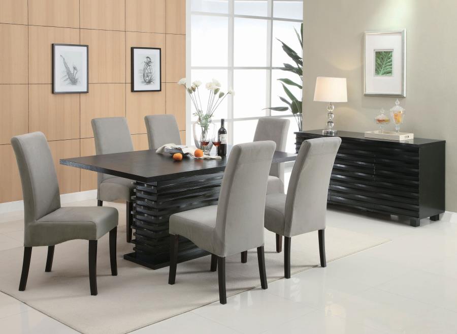 (image for) Stanton Rectangular 66-inch Dining Table Black