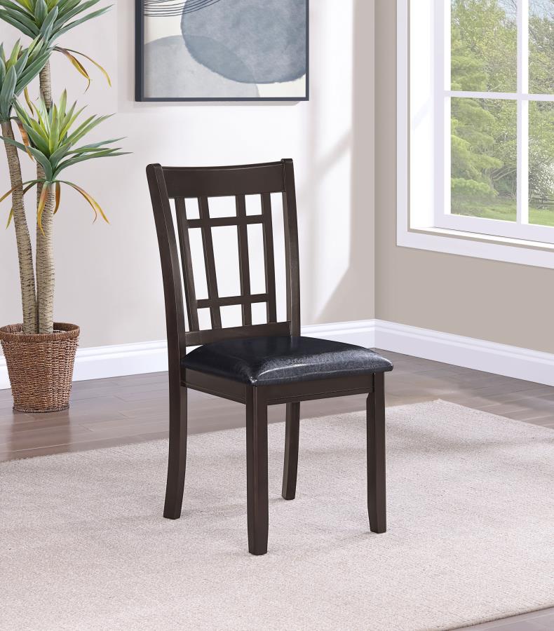 (image for) Lavon Wood Dining Side Chair Espresso (Set of 2)