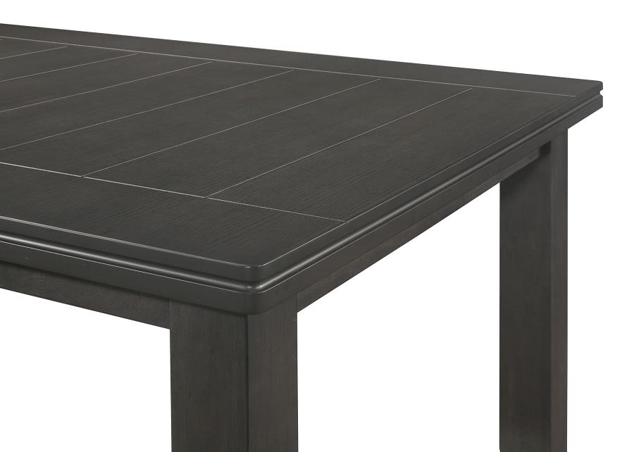 (image for) Dalila 5-piece Rectangular Dining Table Set Dark Grey