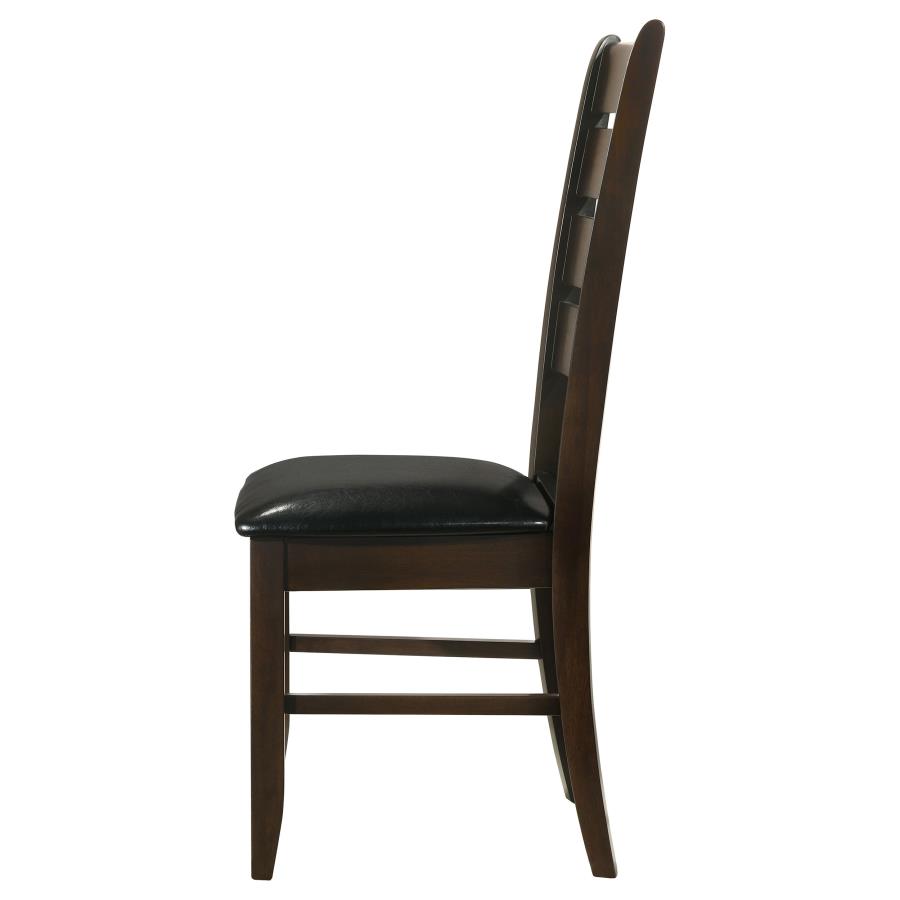 (image for) Dalila Wood Dining Side Chair Cappuccino (Set of 2)