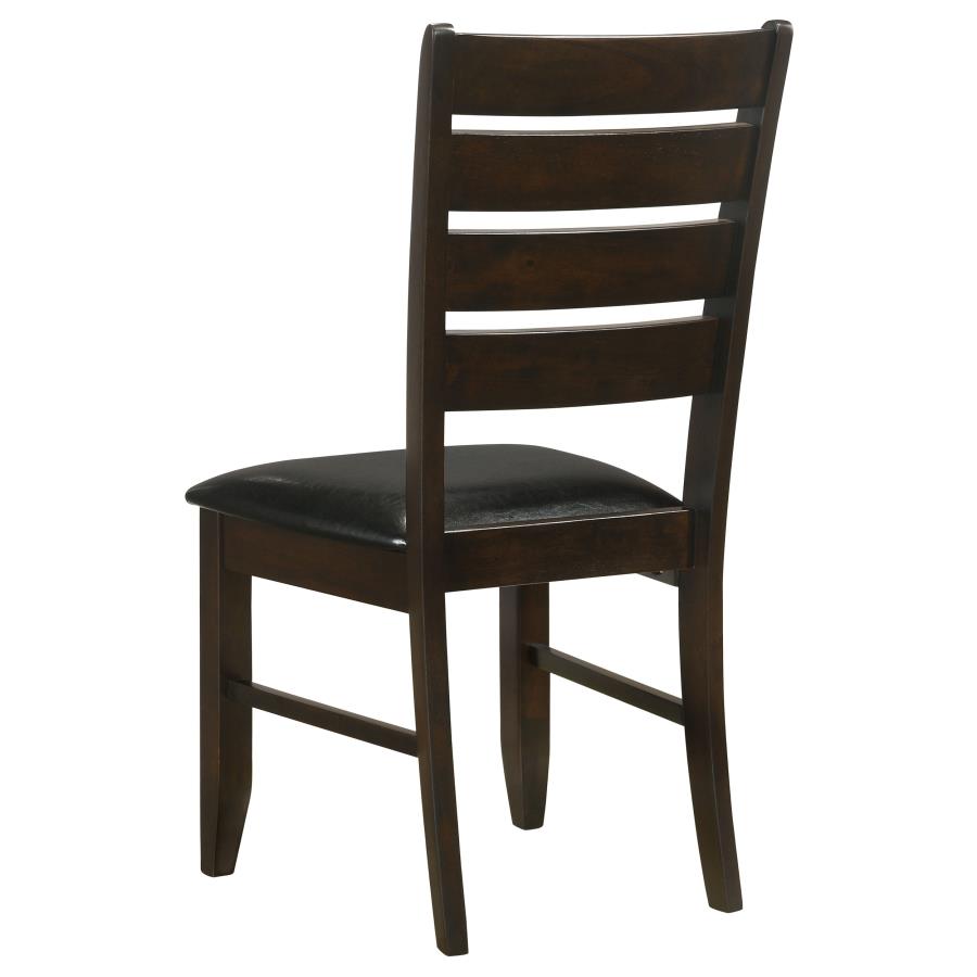 (image for) Dalila Wood Dining Side Chair Cappuccino (Set of 2)