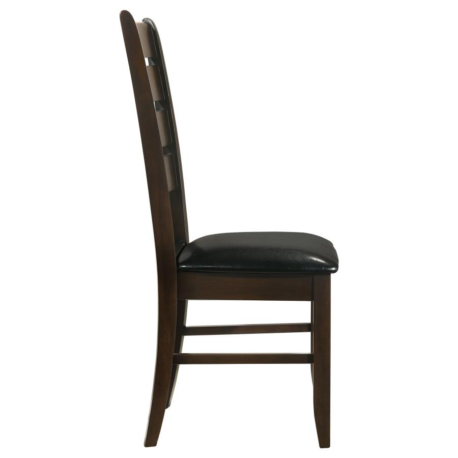 (image for) Dalila Wood Dining Side Chair Cappuccino (Set of 2)