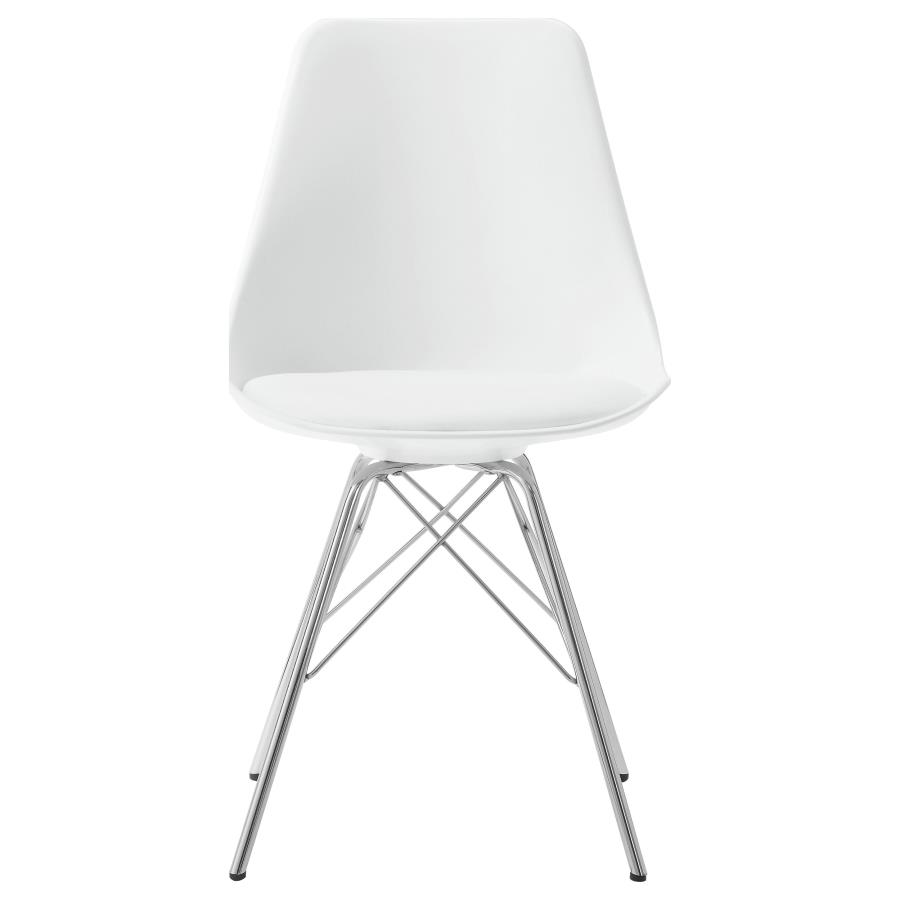 (image for) Juniper Polypropylene Dining Side Chair White (Set of 2)