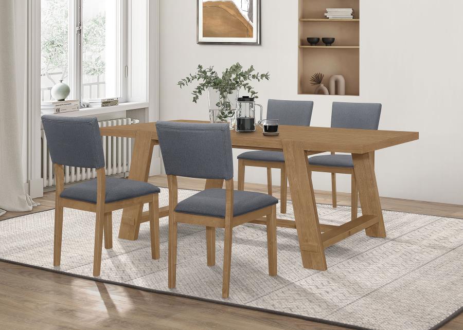 (image for) Sharon 5-piece Rectangular Dining Table Set Brown