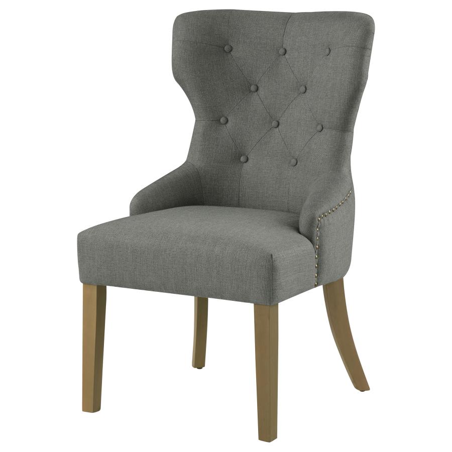 (image for) Baney Tufted Upholstered Dining Chair Grey and Rustic Grey