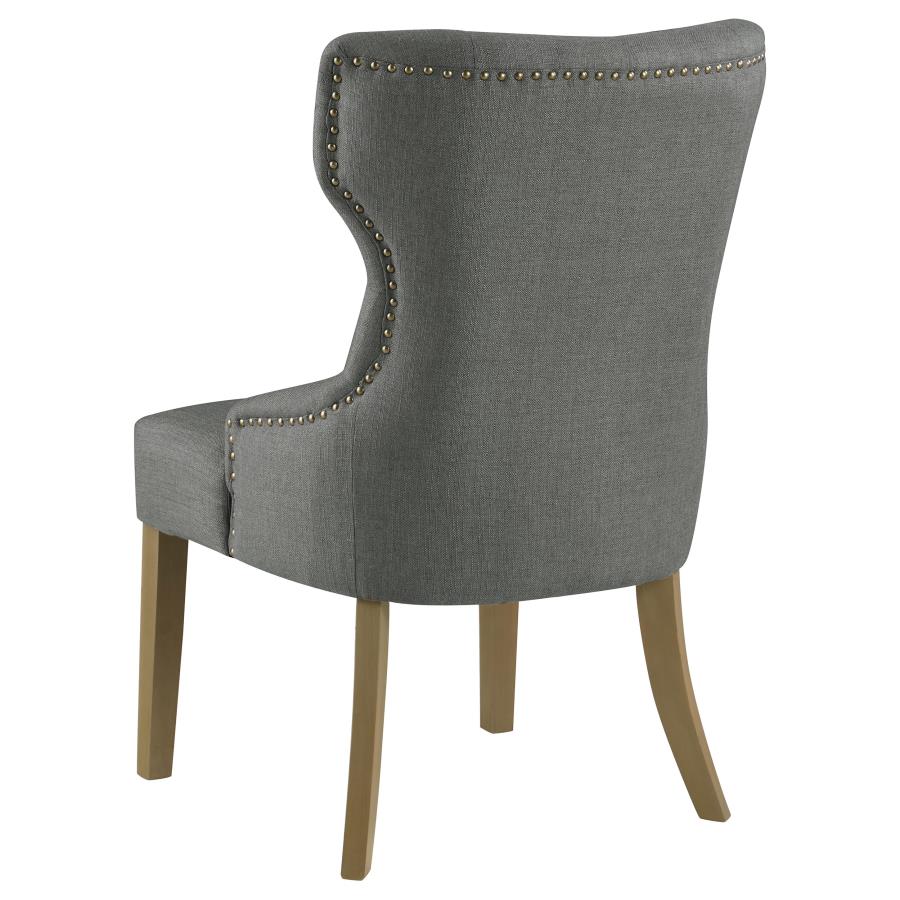 (image for) Baney Tufted Upholstered Dining Chair Grey and Rustic Grey