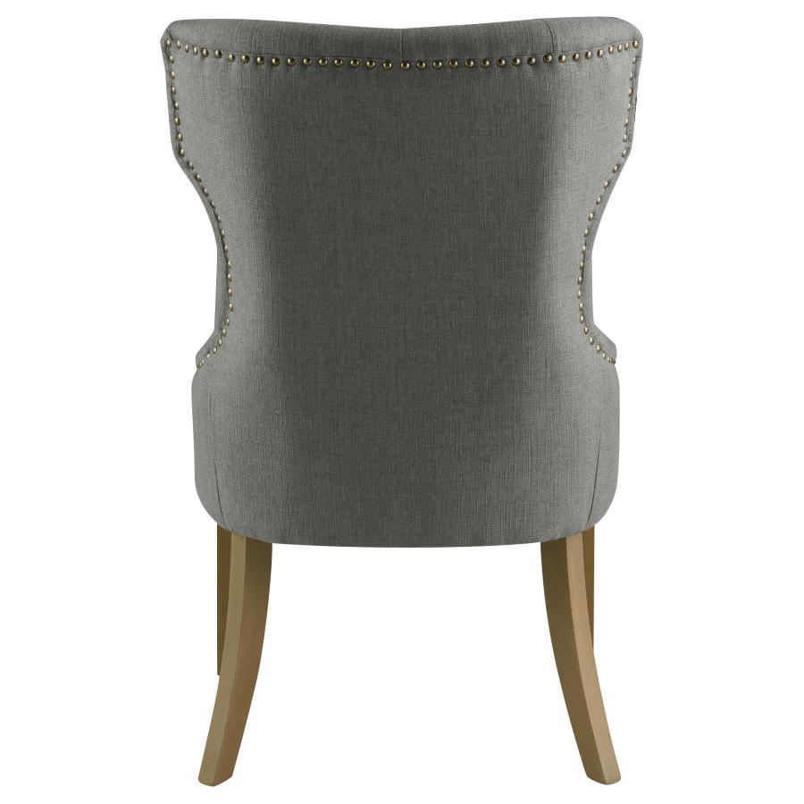 (image for) Baney Tufted Upholstered Dining Chair Grey and Rustic Grey