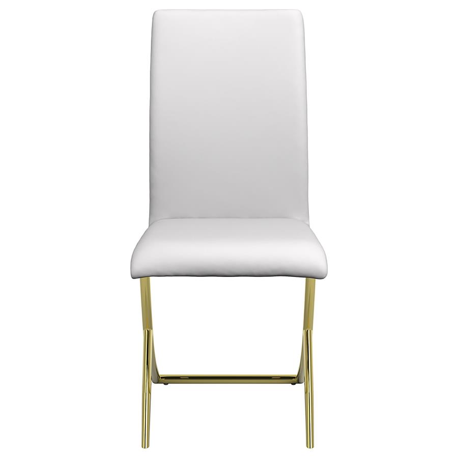 (image for) Carmelia Upholstered Dining Side Chair White (Set of 4)