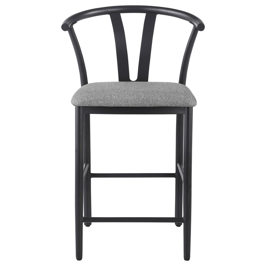 (image for) Dolman Counter Height Dining Side Chair Grey (Set of 2)