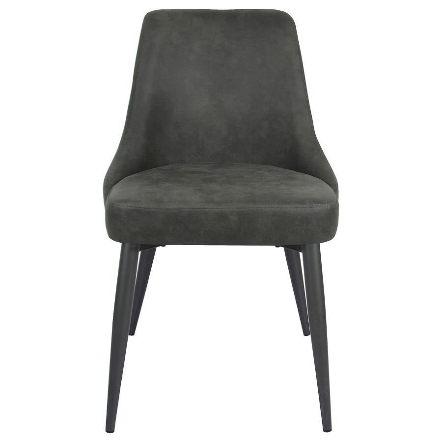 (image for) Cosmo Upholstered Dining Side Chair Grey (Set of 2)