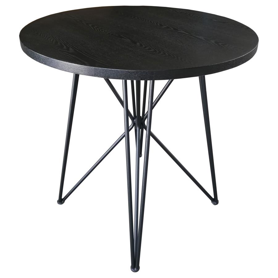 (image for) Rennes Round 36-inch Counter Height Dining Table Gunmetal