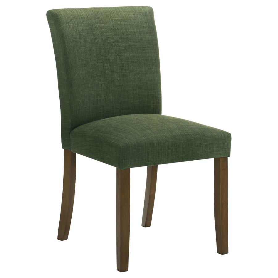 (image for) Cantley Upholstered Dining Side Chair Green (Set of 2)