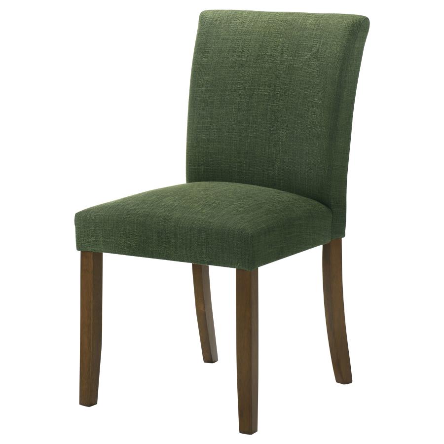 (image for) Cantley Upholstered Dining Side Chair Green (Set of 2)