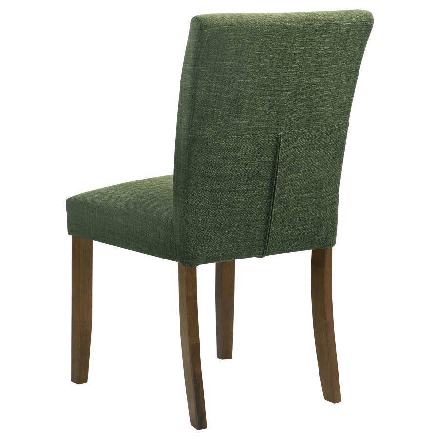 (image for) Cantley Upholstered Dining Side Chair Green (Set of 2)