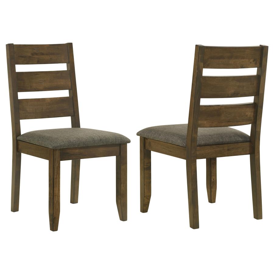 (image for) Alston Wood Dining Side Chair Knotty Nutmeg (Set of 2) - Click Image to Close