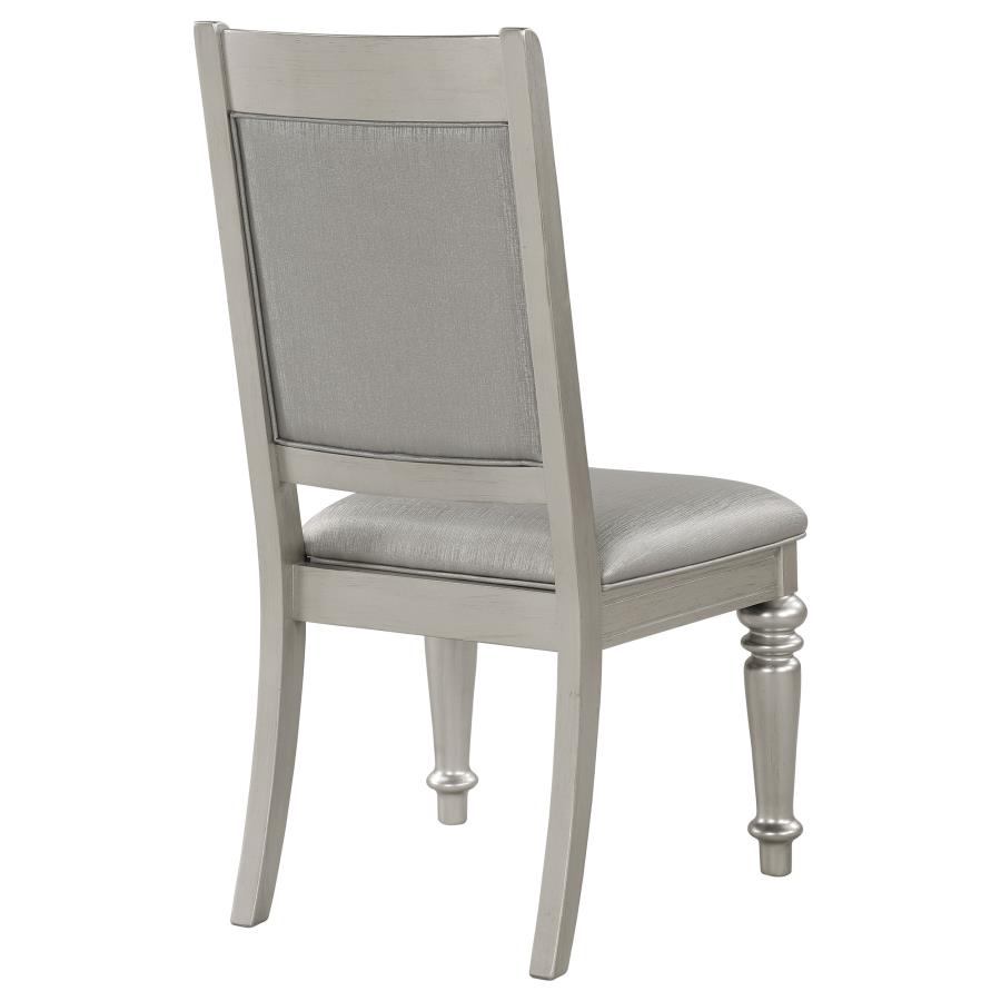 (image for) Bling Game Dining Side Chair Metallic Platinum (Set of 2)