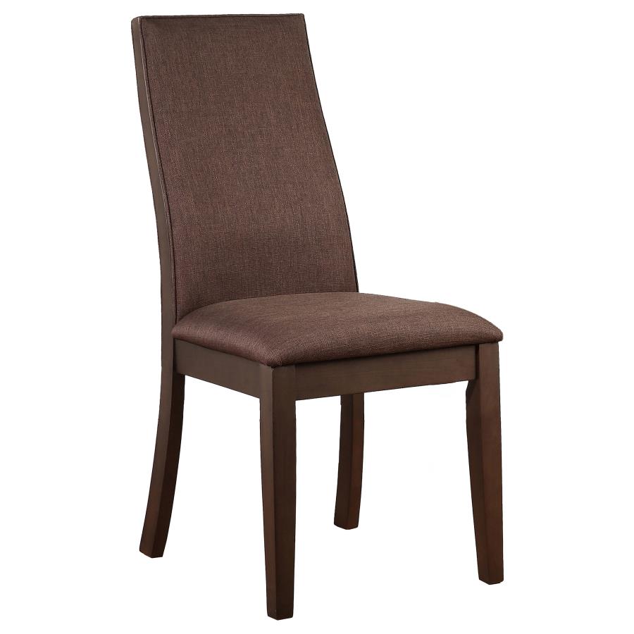 (image for) Spring Creek Upholstered Dining Chair Chocolate (Set of 2)