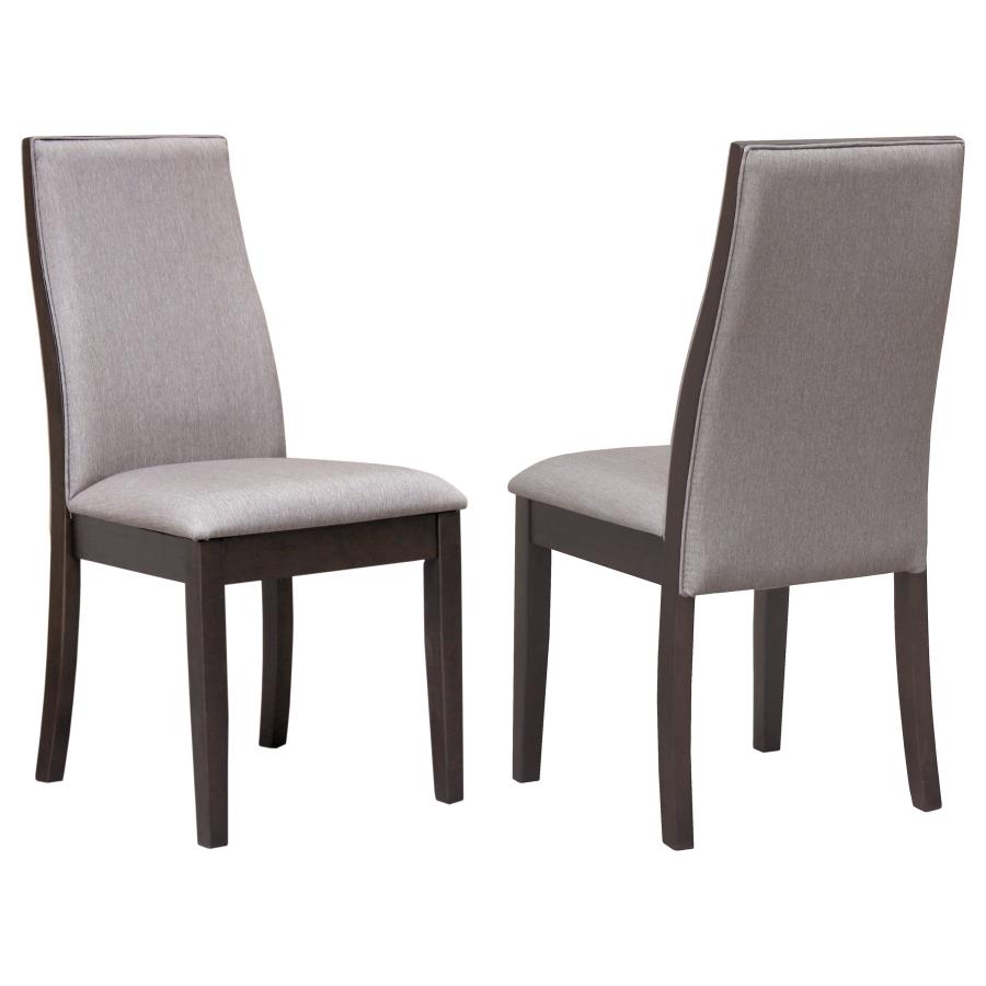 (image for) Spring Creek Upholstered Dining Chair Taupe (Set of 2)