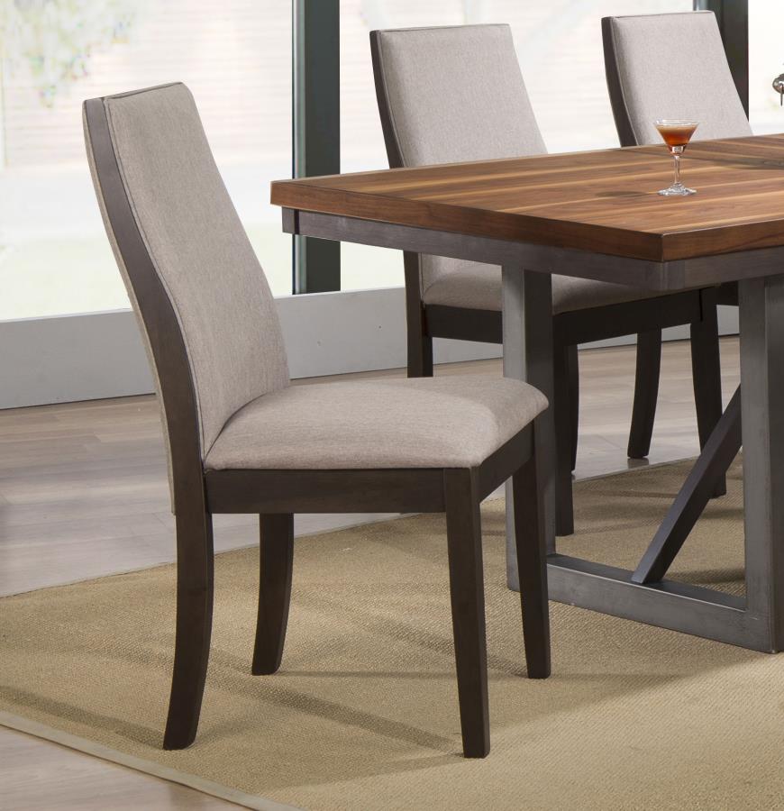 (image for) Spring Creek Upholstered Dining Chair Taupe (Set of 2)