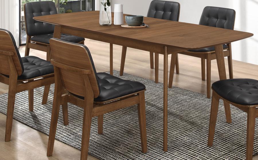 (image for) Redbridge 75-inch Extension Leaf Dining Table Natural Walnut