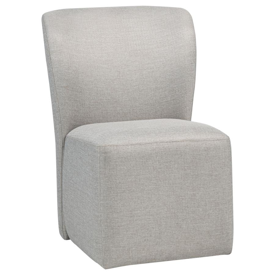 (image for) Jaelynn Upholstered Parsons Dining Side Chair Beige (Set of 2)