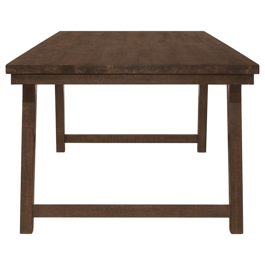 (image for) Reynolds Rectangular 79-inch Wood Dining Table Brown Oak