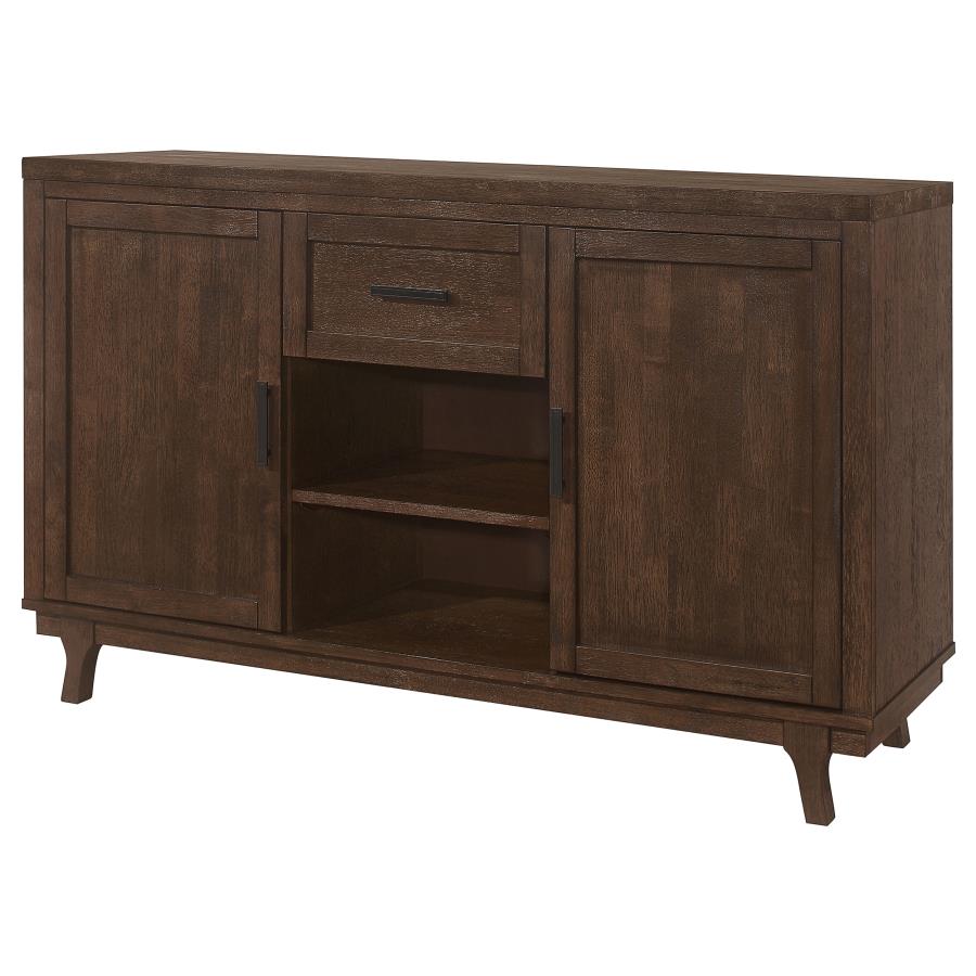 (image for) Reynolds 2-door Sideboard Buffet Storage Cabinet Brown Oak